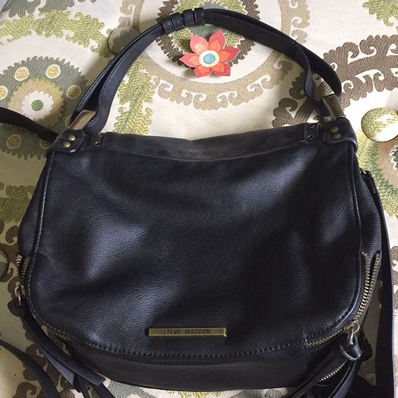 Steve Madden Leather Crossbody Handbag - Picture 6 of 7